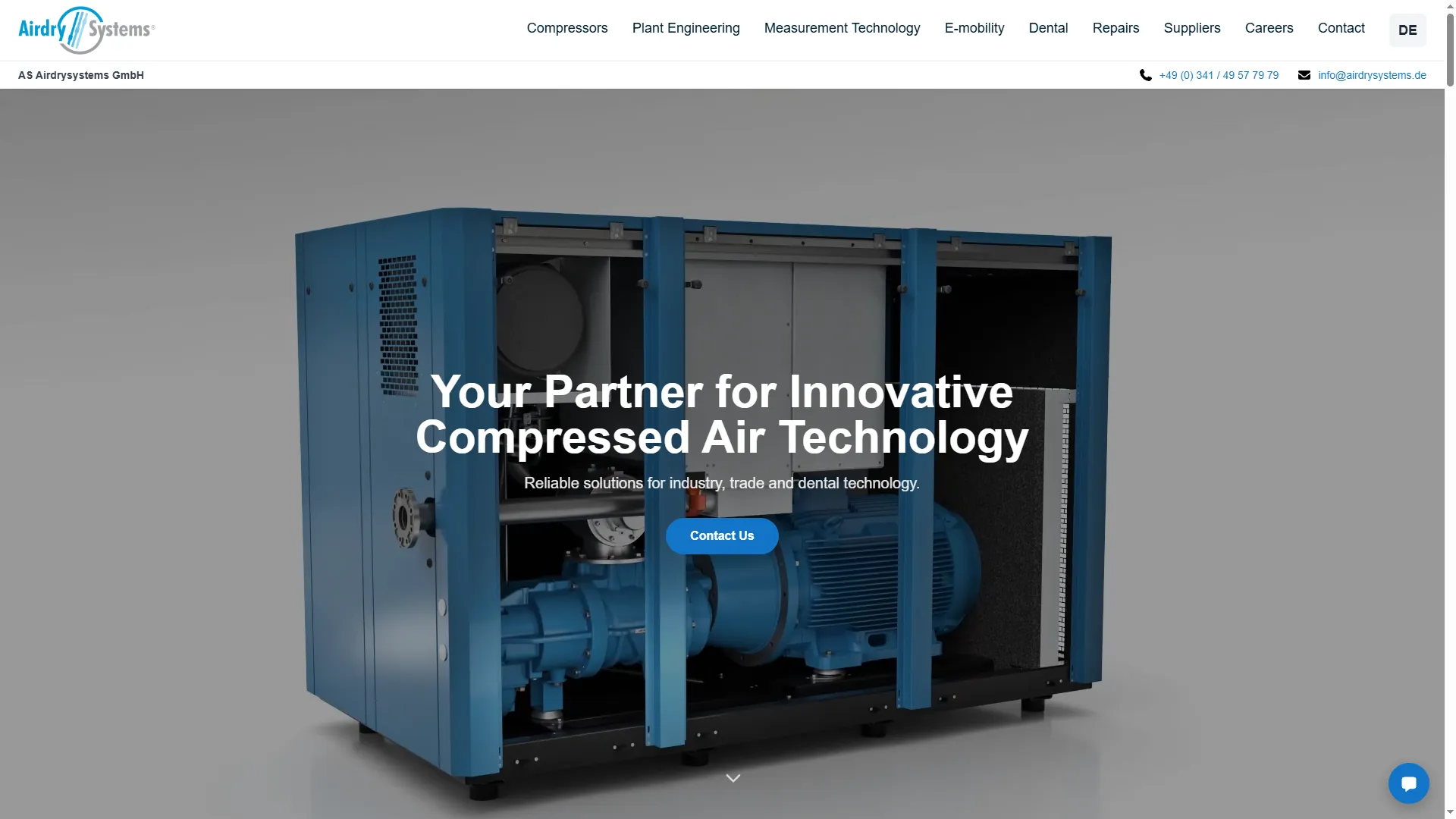 AirDry Systems neue Webseite
